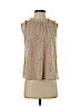 WAYF 100% Polyester Tan Sleeveless Blouse Size S - photo 1