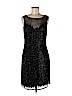 Aidan Mattox Black Cocktail Dress Size 8 - photo 1