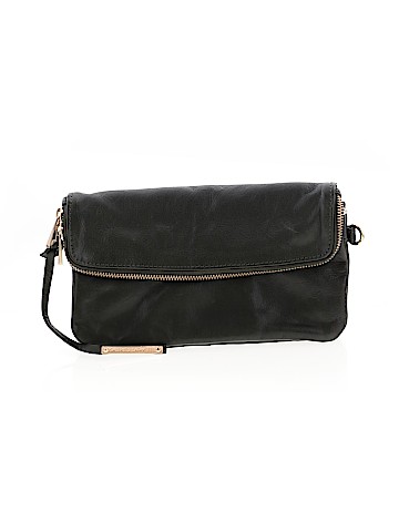 Galeries Lafayette Leather Clutch (view 1)
