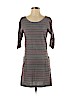 Poof! Gray Casual Dress Size S - photo 1