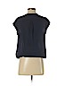 Joie 100% Silk Blue Short Sleeve Silk Top Size S - photo 2
