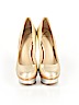 B Brian Atwood Gold Heels Size 6 1/2 - photo 2