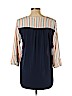 Gilli 100% Polyester Tan 3/4 Sleeve Blouse Size L - photo 2