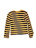 Lands' End 100% Cotton Stripes Yellow Pullover Sweater Size 7 - 8 - photo 2