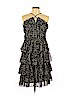 Ranna Gill 100% Polyester Black Casual Dress Size 12 - photo 1