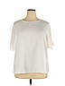 Uniqlo White Short Sleeve Blouse Size XXL - photo 1