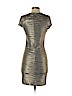 Torn by Ronny Kobo 100% Polyester Gold Casual Dress Size S - photo 2