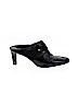 Brighton 100% Leather Black Mule/Clog Size 8 - photo 1