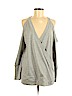 Assorted Brands Gray Long Sleeve Top Size M - photo 1