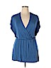 Tibi Blue Casual Dress Size L - photo 1