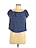 One Clothing 100% Rayon Blue Short Sleeve Top Size M - photo 1