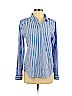American Eagle Outfitters 100% Cotton Blue Long Sleeve Button-Down Shirt Size S - photo 1