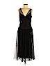Vera Wang 100% Polyester Black Cocktail Dress Size 8 - photo 1