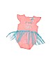 Baby Essentials 100% Cotton Pink Short Sleeve Onesie 3-6 MO / 6 MO - photo 1