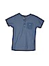 Tea 100% Cotton Blue Short Sleeve Henley Size 7 - photo 1