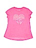 Skechers 100% Polyester Hearts Pink Active T-Shirt Size 14 - 16 - photo 1