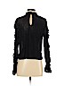 Avec Les Filles Black Long Sleeve Blouse Size S - photo 2