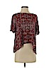 Forever 21 100% Rayon Burgundy Short Sleeve Blouse Size S - photo 1