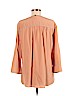 BCBGMAXAZRIA 100% Silk Tan 3/4 Sleeve Silk Top Size M - photo 2