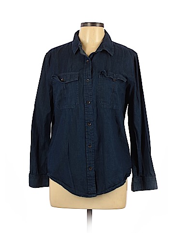 Forever 21 Long Sleeve Button-Down Shirt (view 1)