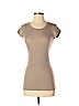 BCBGMAXAZRIA Tan Short Sleeve T-Shirt Size XS - photo 1