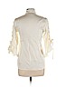 IRO Jeans 100% Cotton Ivory 3/4 Sleeve Blouse Size EU 36 / US 6 - photo 2