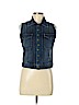 Current/Elliott Blue Denim Vest Size Med (2) - photo 1