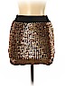 Forever 21 100% Polyester Gold Formal Skirt Size M - photo 1