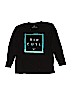 Rip Curl 100% Cotton Graphic Black Long Sleeve T-Shirt Size L (kids) - photo 1
