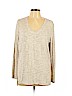 Lou & Grey Tan Long Sleeve T-Shirt Size L - photo 1
