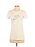 Nike 100% Polyester White Active T-Shirt Size XS - photo 1