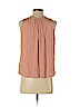H&M 100% Viscose Tan Sleeveless Blouse Size S - photo 2