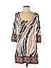 Diane von Furstenberg 100% Silk Tan Casual Dress Size 2 - photo 1