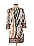 Diane von Furstenberg 100% Silk Tan Casual Dress Size 2 - photo 2
