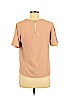 Monteau Tan Short Sleeve Blouse Size M - photo 2
