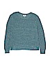 Old Navy 100% Cotton Solid Blue Pullover Sweater Size 14 - photo 1