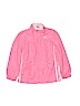 Adidas 100% Polyester Solid Pink Track Jacket Size 6X - photo 1