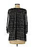 an original MILLY of New York Black 3/4 Sleeve Blouse Size 8 - photo 2