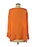Zara Orange Long Sleeve Blouse Size M - photo 2