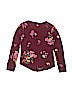 Old Navy 100% Cotton Burgundy Thermal Top Size 14 - photo 1