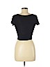 Out From Under Black Short Sleeve Top Size M - photo 2