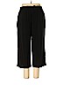 Terra & Sky 100% Rayon Black Casual Pants Size 1X - photo 2