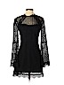 Aqua 100% Polyester Black Casual Dress Size S - photo 1