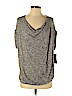 Ella Moss Gray Short Sleeve Top Size S - photo 1