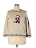 Christopher & Banks 100% Cotton Tan Pullover Sweater Size XL - photo 1