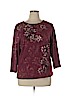 Assorted Brands 100% Cotton Burgundy 3/4 Sleeve T-Shirt Size XL - photo 1