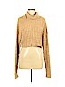 Forever 21 100% Cotton Yellow Turtleneck Sweater Size M - photo 1