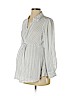A Pea in the Pod 100% Rayon White Long Sleeve Blouse Size S - photo 1