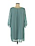 H&M 100% Polyester Teal Casual Dress Size 8 - photo 1