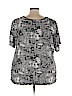 Maggie Gray Short Sleeve Top Size 3X - photo 2